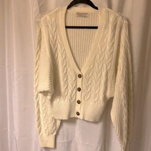 Urban Outfitters Cream Cardigan